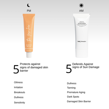 Barrier Relief Moisturizer + Sun Relief Sunscreen (Valentine Combo)
