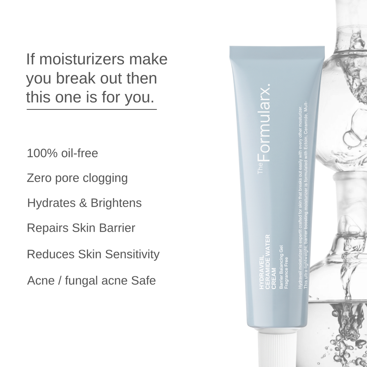 (Pack of 2) Hydraveil Hydrating Gel moisturizer with Ectoin & Ceramide