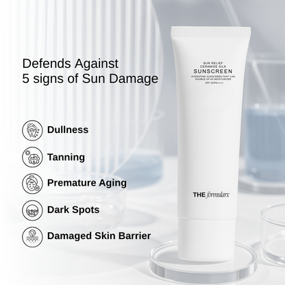 Sun Relief Ceramide Silk Hydrating Sunscreen SPF 50 / PA ++++