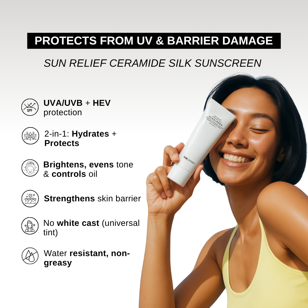 Sun Relief Ceramide Silk Hydrating Sunscreen SPF 50 / PA ++++
