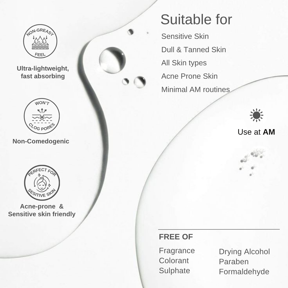 Sun Relief Ceramide Silk Hydrating Sunscreen SPF 50 / PA ++++