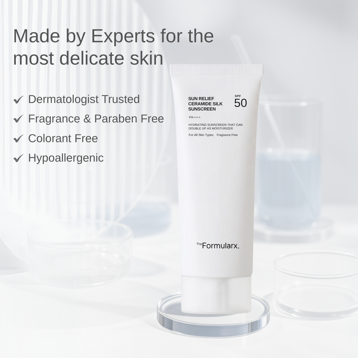 Sun Relief Ceramide Silk Hydrating Sunscreen SPF 50 / PA ++++