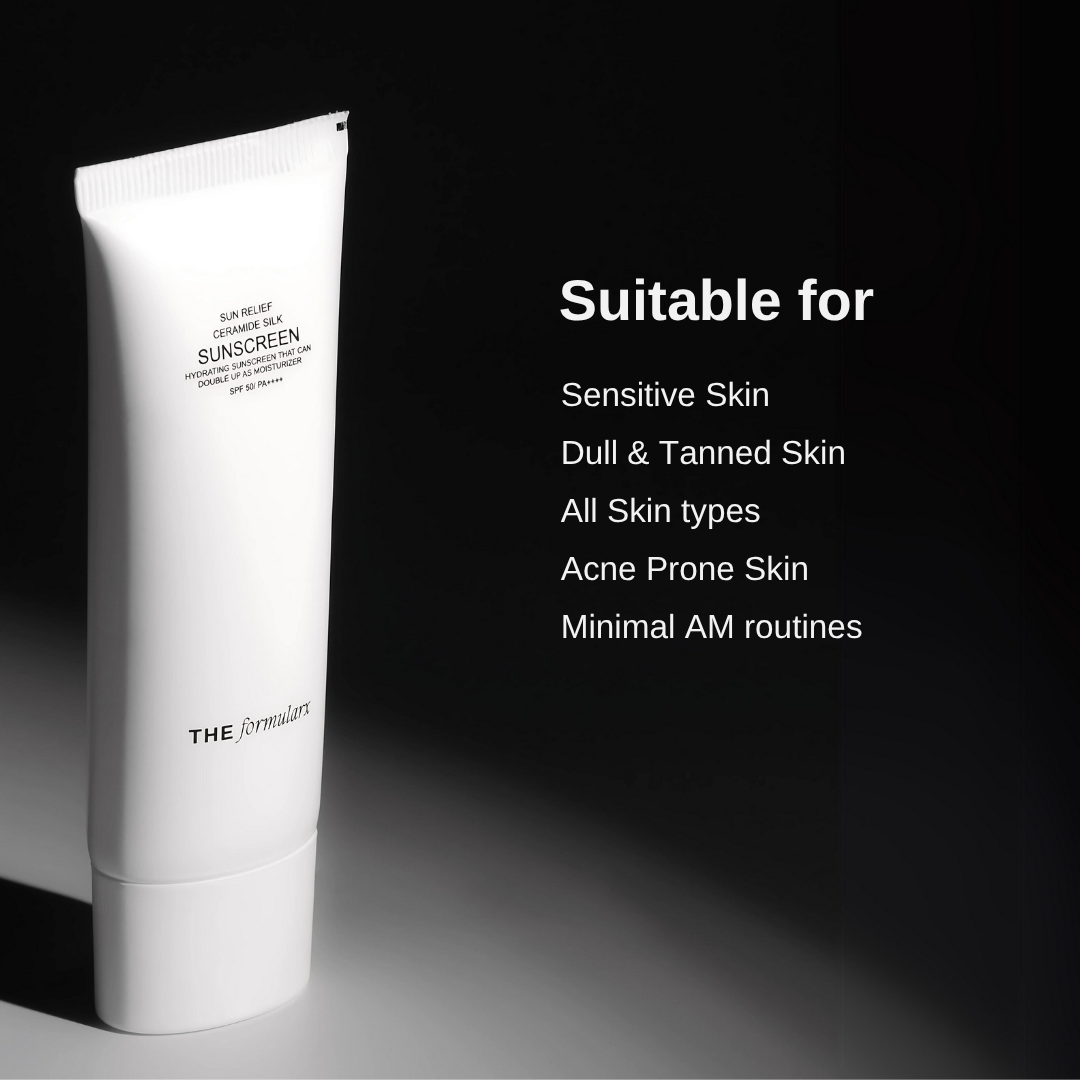 Sun Relief Ceramide Silk Hydrating Sunscreen SPF 50 / PA ++++