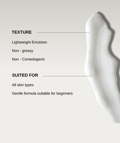 The Formularx air brush facial lactic acid serum texture
