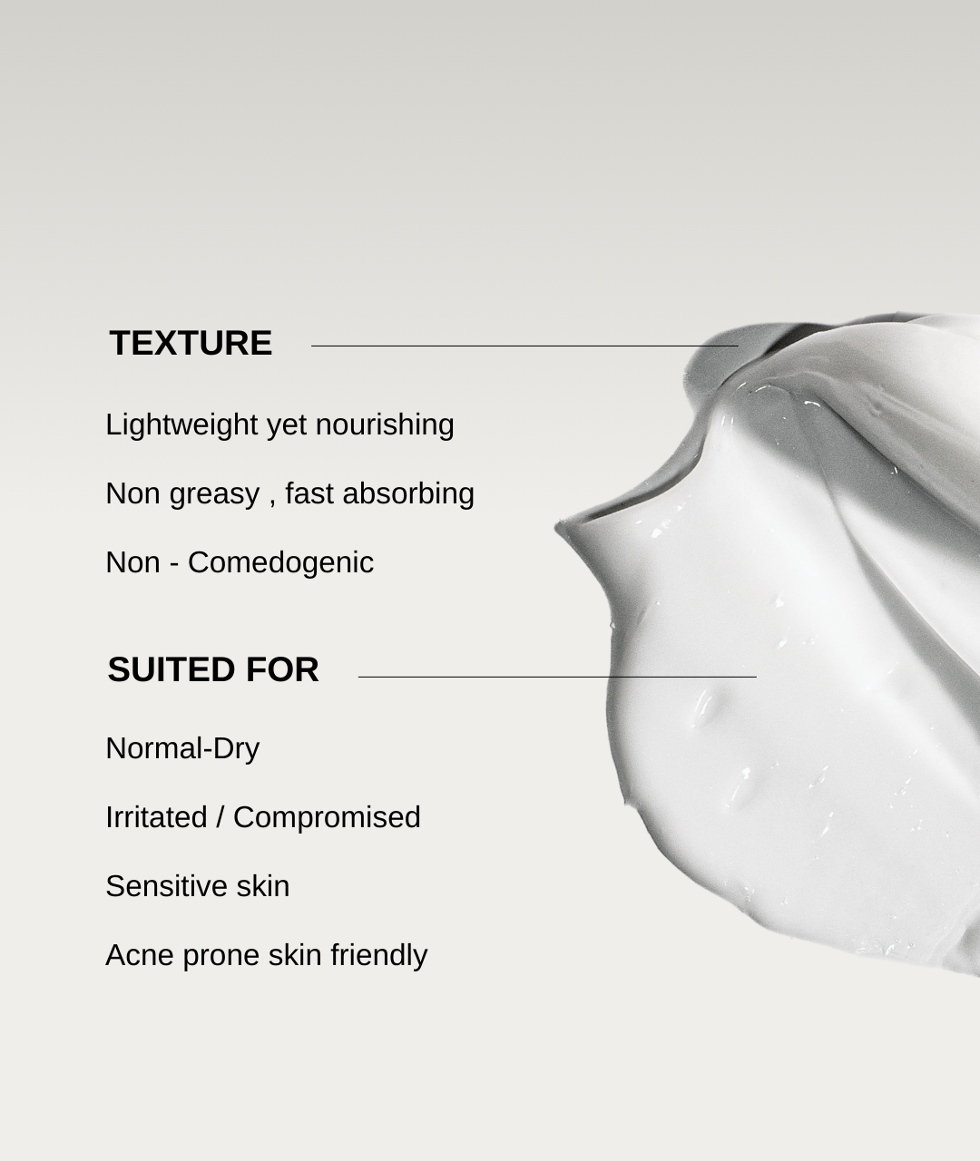 The Formularx Barrier Plus Peptide Ceramide Moisturizer Texture