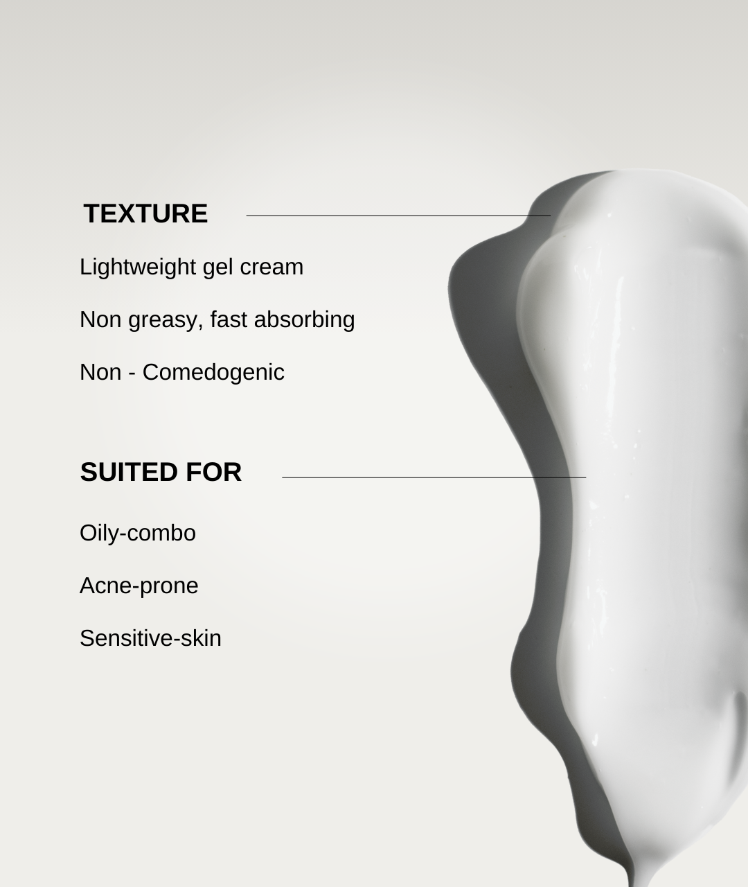The Formularx Barrier Relief Lightweight Ceramide Moisturizer texture
