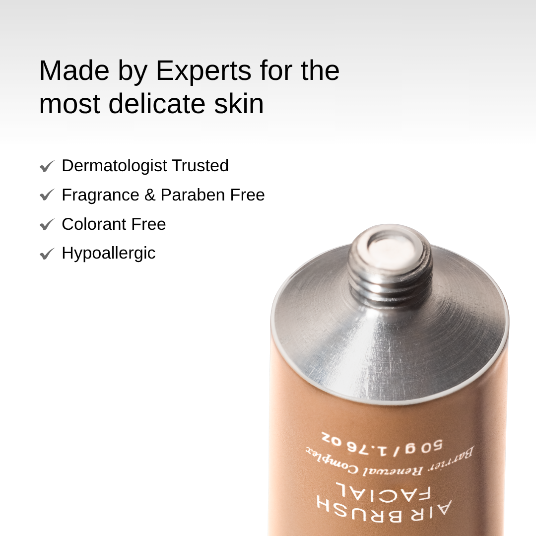 The Formularx Air Brush Facial Lactic acid Exfoliating Serum. Made by scientists, trusted by dermatologists for sensitive skin
