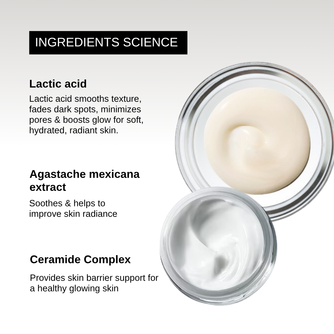 The Formularx Air Brush Facial Lactic acid Exfoliating Serum ingredients