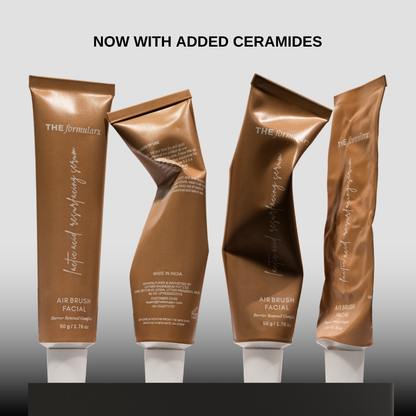 The Formularx Air Brush Facial Lactic acid Exfoliating Serum with ceramides For Tan Removal, Brightening & Glow 