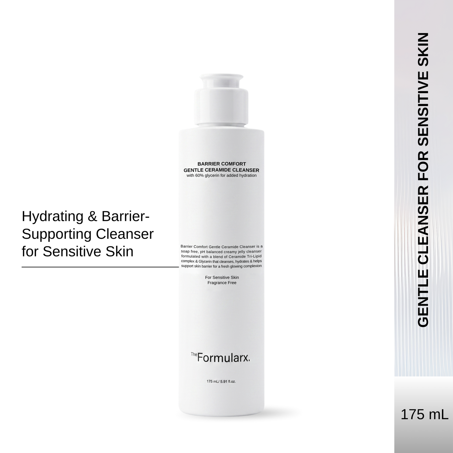 The Formularx Barrier Comfort Gentle Ceramide Cleanser - Hydrating & Barrier Supporting