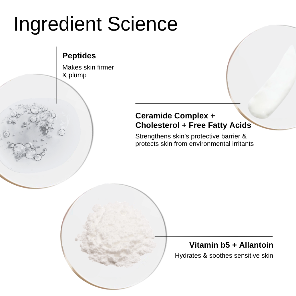 The Formularx Barrier Plus Peptide Ceramide Moisturizer Ingredients