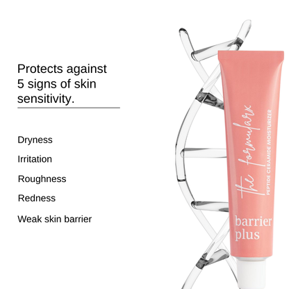 The Formularx Barrier Plus Peptide Ceramide Moisturizer for dry, sensitive, and damaged skin barrier