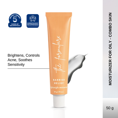 The_Formularx_Barrier_Relief_Lightweight_Ceramide_Moisturizer_with_Niacinamide for oily acne prone skin