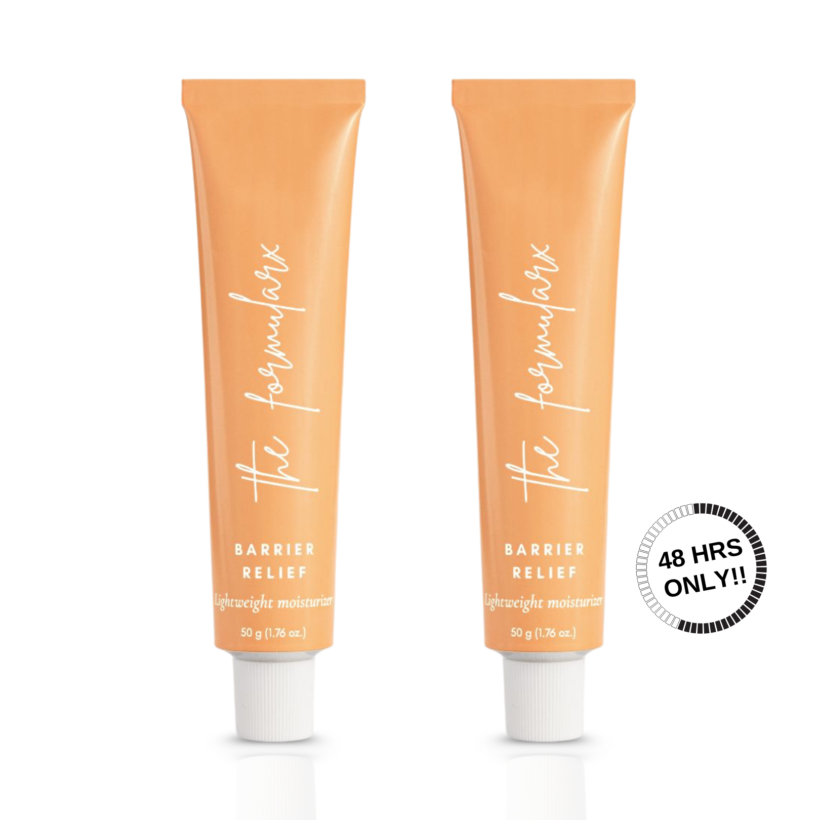 The Formularx Barrier relief ceramide moisturizer pack of 2 offer