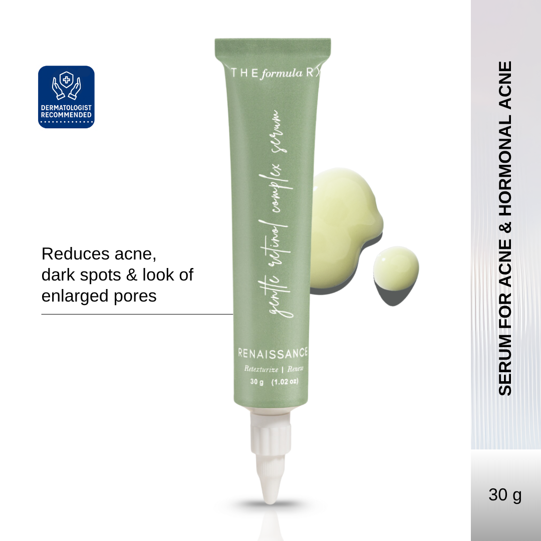 The Formularx Gentle Retinol Complex Serum for acne, dark spots, enlarged pores, wrinkles, and fine lines