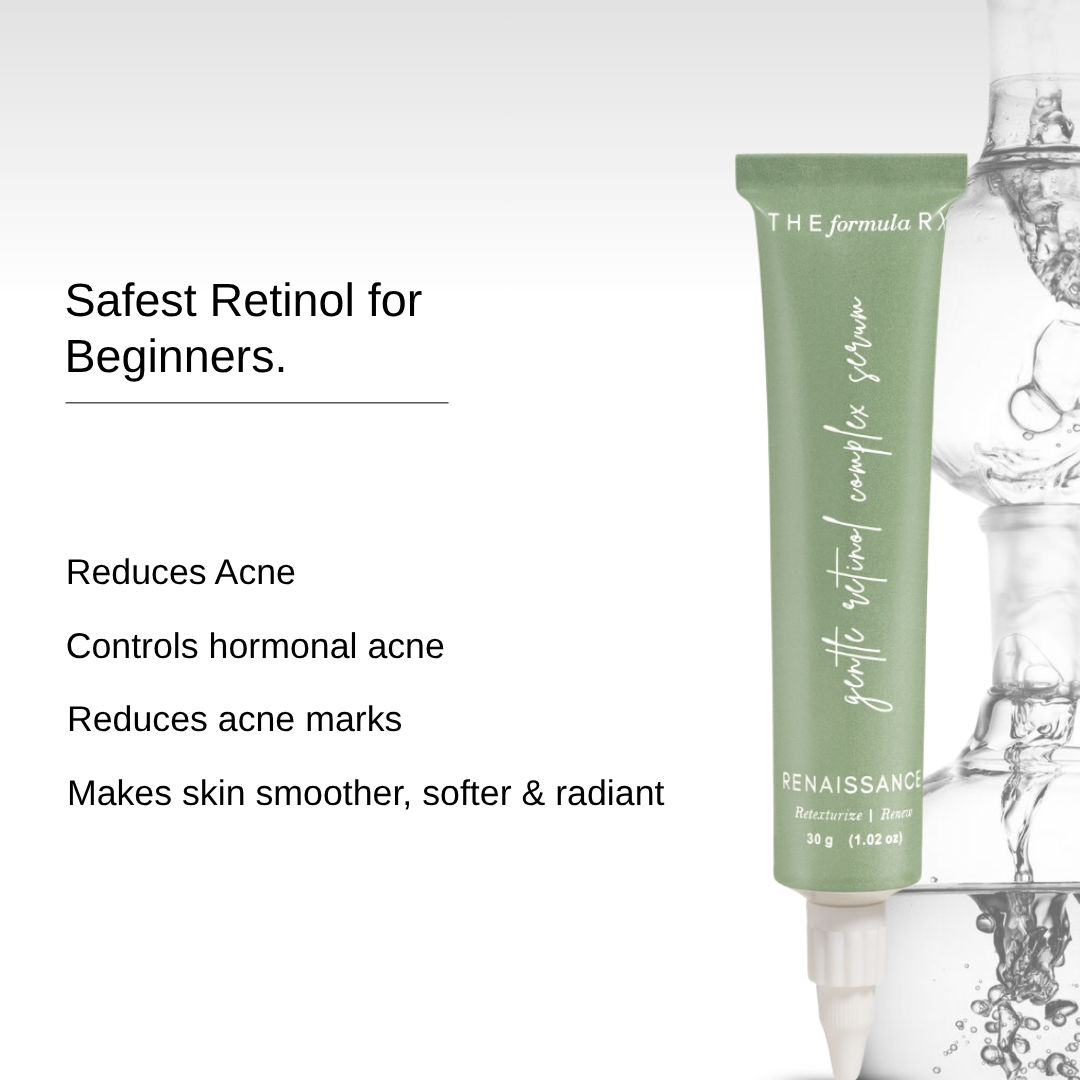 The Formularx Gentle Retinol Complex Serum safe for beginners and sensitive skin friendly