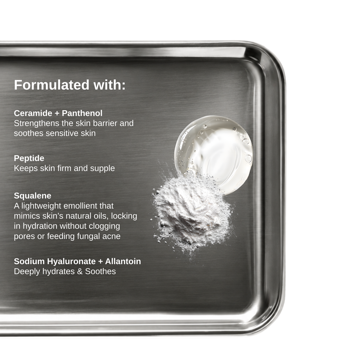 The Formularx Hydra Veil Plus Ceramide Aqua Glow Moisturizer with squalane, ceramide, peptide, hyaluronic acid