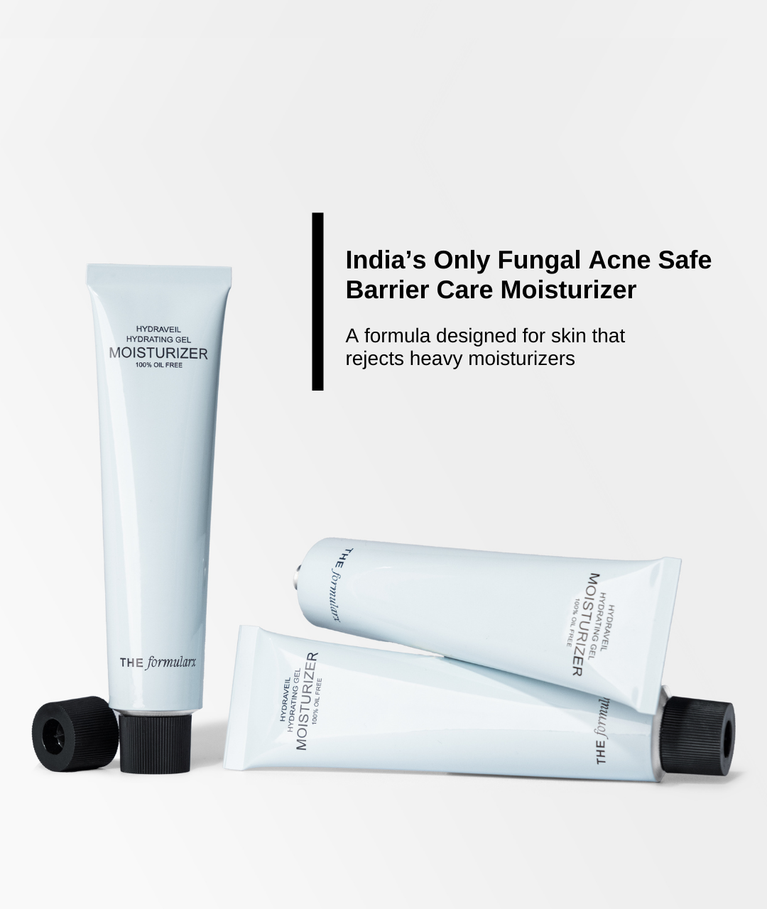 The Formularx Hydra veil acne & fungal acne safe oil free barrier care moisturizer