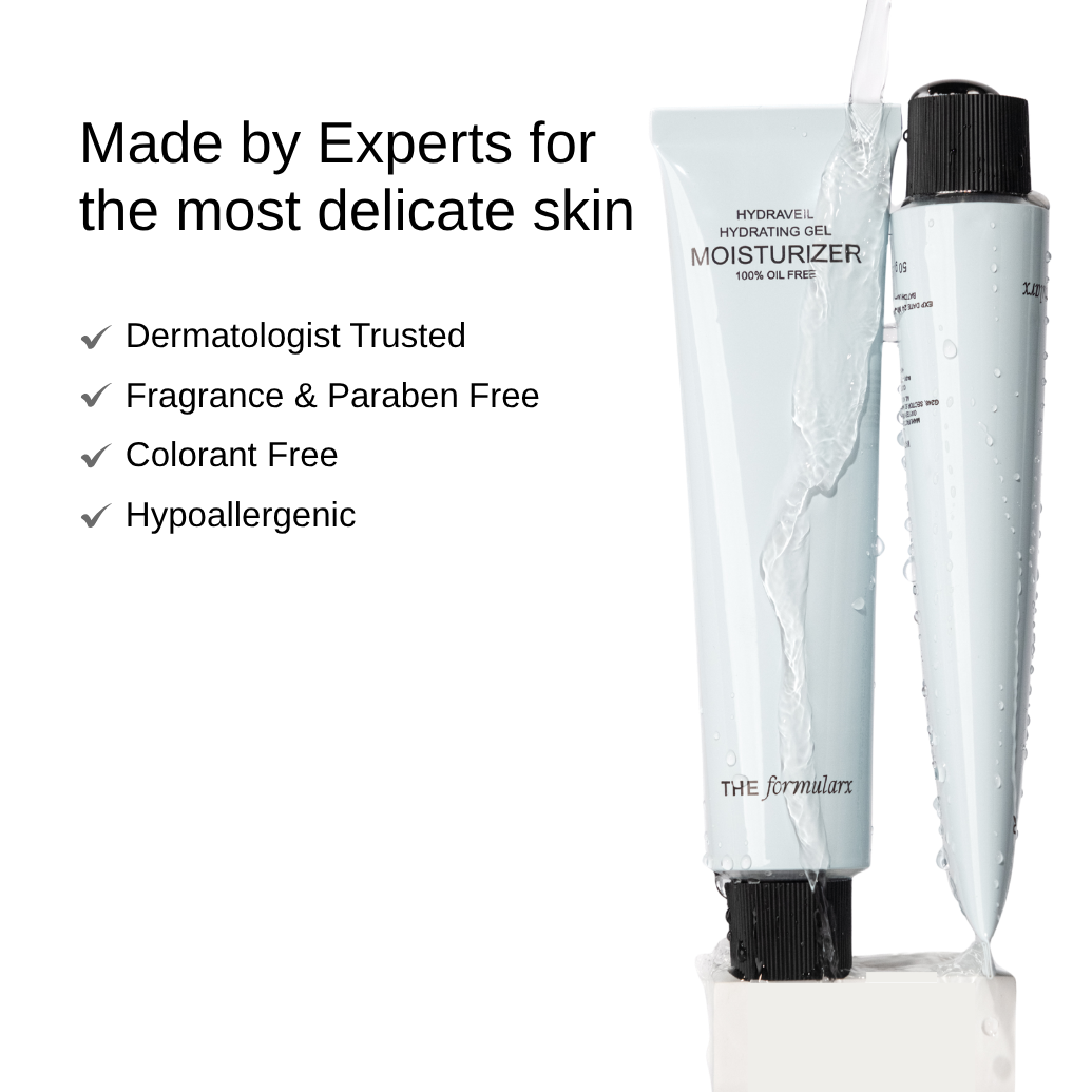 The Formularx Hydraveil Hydrating Ceramide Gel Moisturizer for oily acne prone, fungal acne prone, sensitive skin