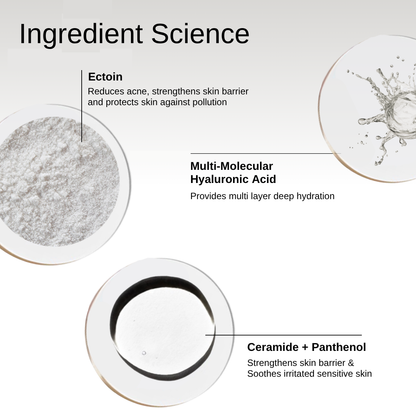 The Formularx Hydraveil Hydrating Ceramide Gel Moisturizer with ectoin, hyaluronic acid, and ceramides