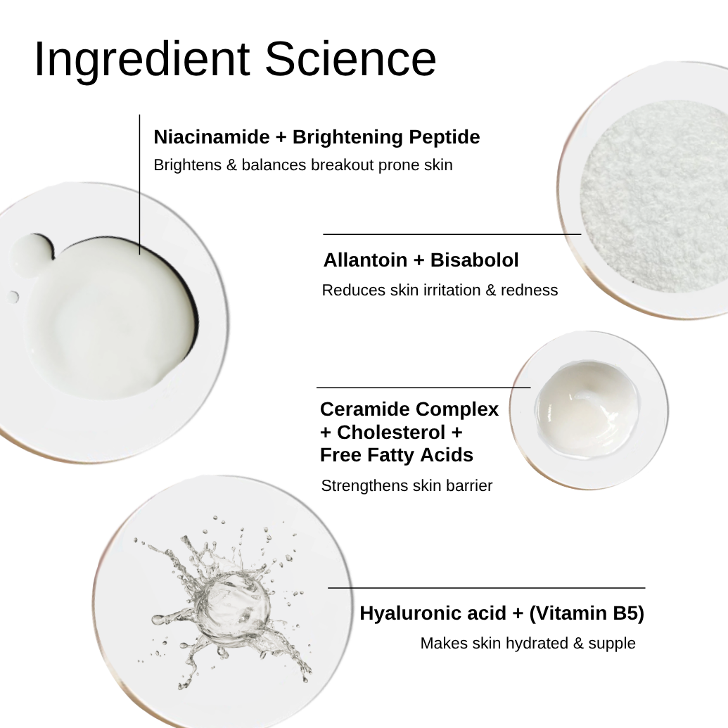 The Formularx Sun Relief Ceramide Silk Sunscreen SPF50 PA++++ Ingredients