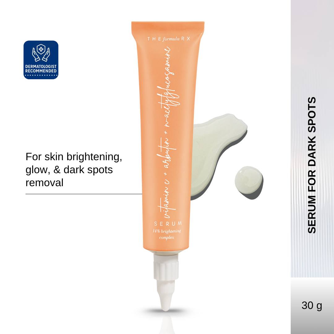 The Formularx Vitamin C Brightening Serum with Arbutin & Nag for skin glow and skin brightening